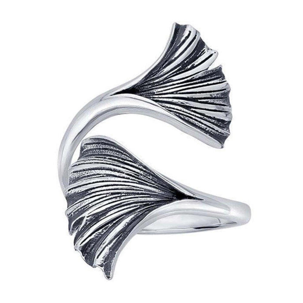 Ginkgo Ring, adjustable